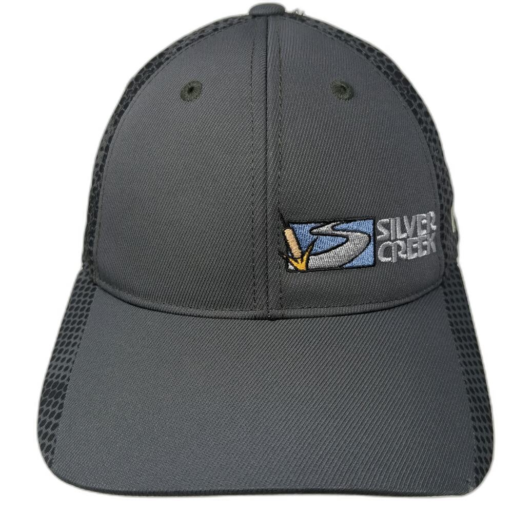 Sport-Tek Baseball Cap Gray One Size Honeycomb Mesh Back ADS Silver Creek Hat